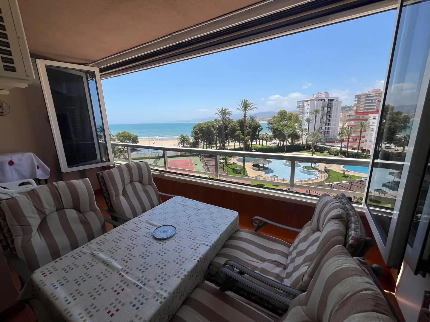 Balcony of Flat for rent in Cullera  with Terrace, Furnished and Balcony