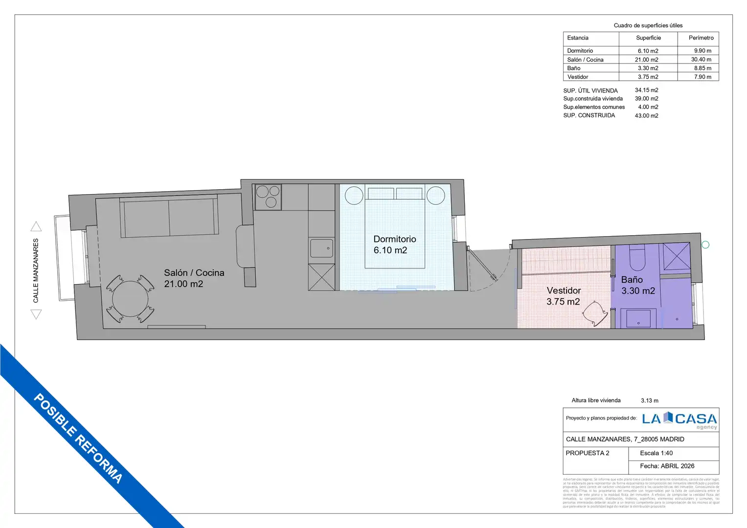 Wohnung mit Terrasse zum Verkauf in Calle de Manzanares, imagen 44
