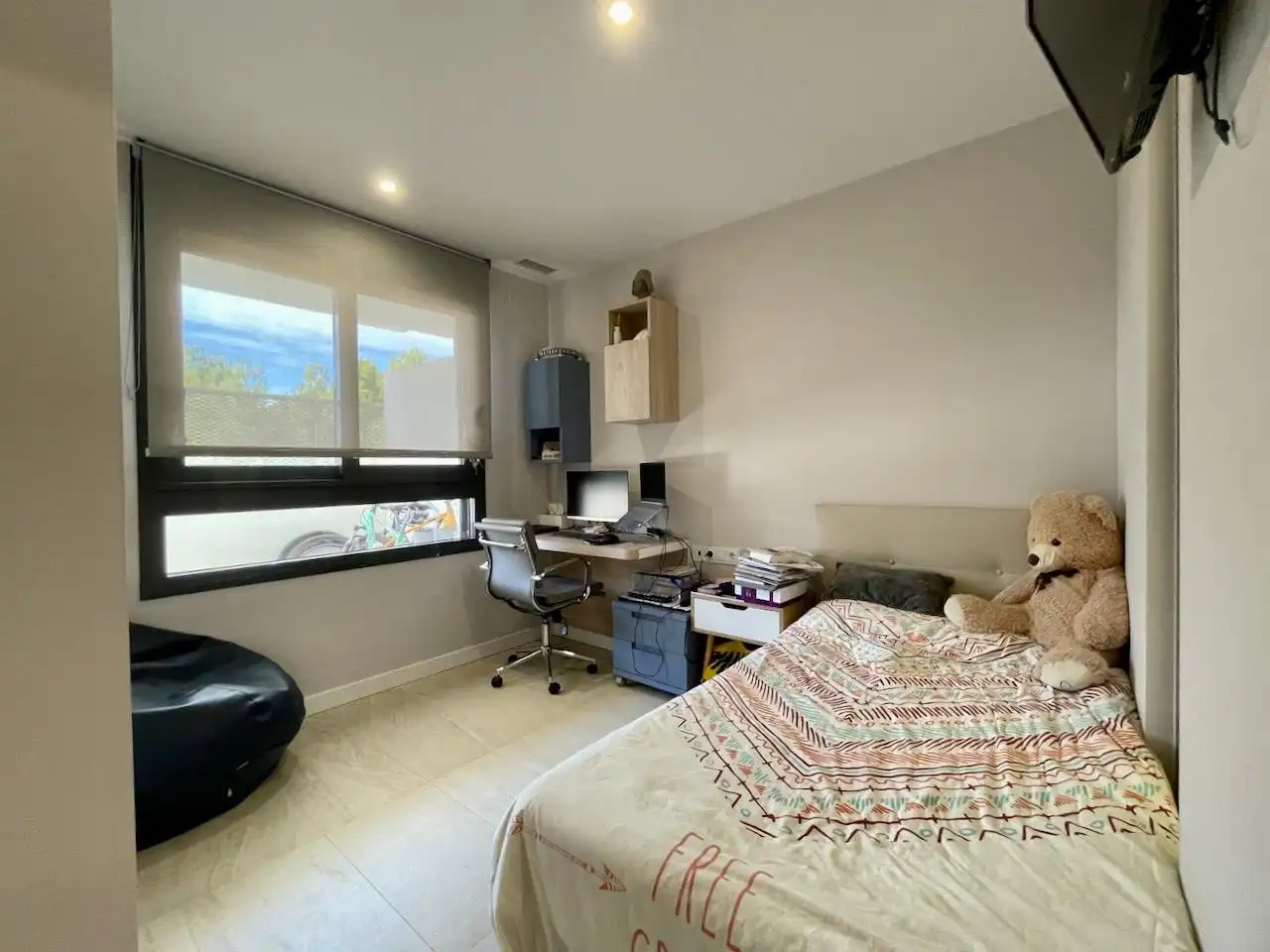 Schlafzimmer von Wohnung zum Verkauf in Finestrat mit Klimaanlage, Heizung und Terrasse