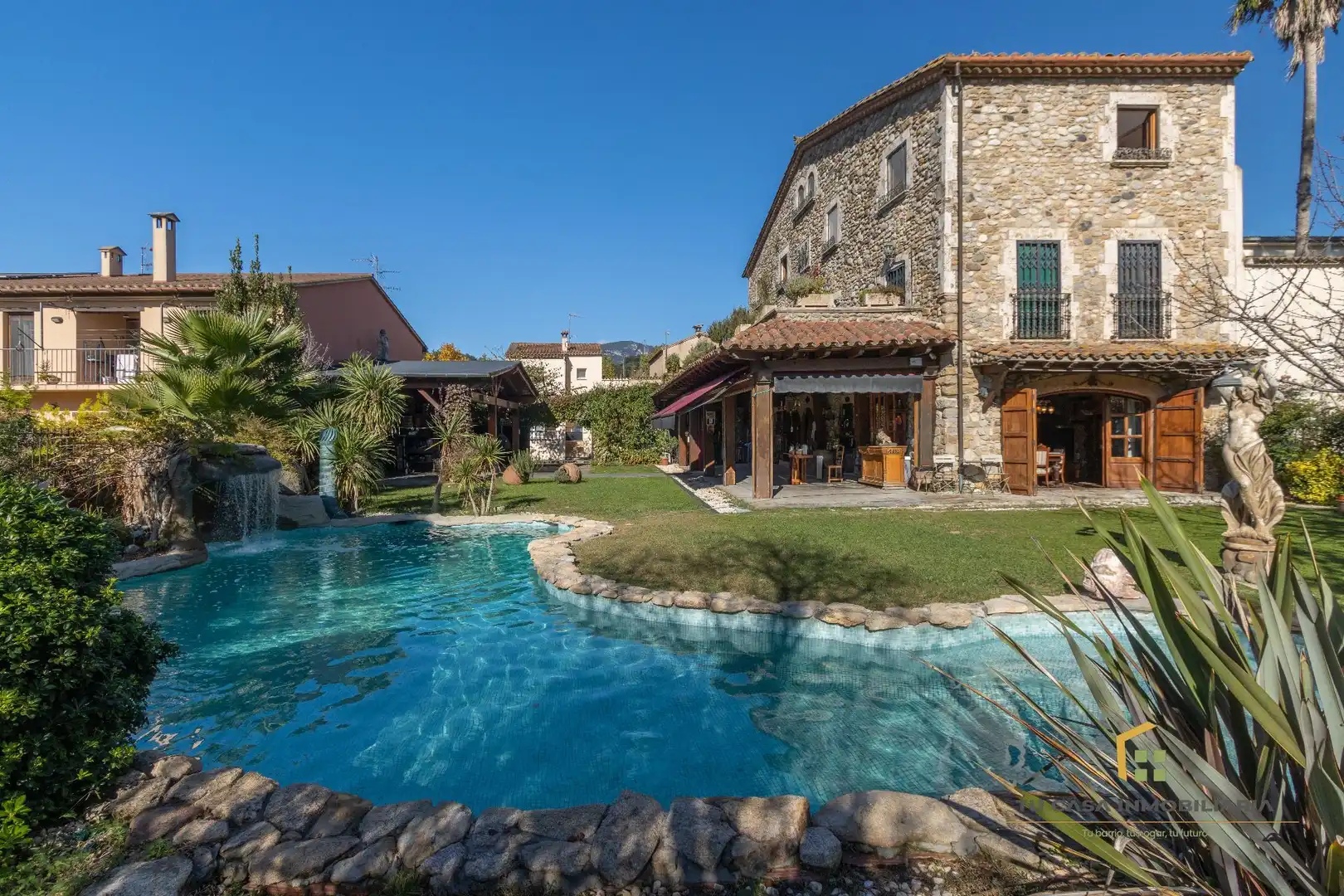 Piscina de Finca rústica en venda en Argelaguer amb Aire condicionat, Calefacció i Jardí privat