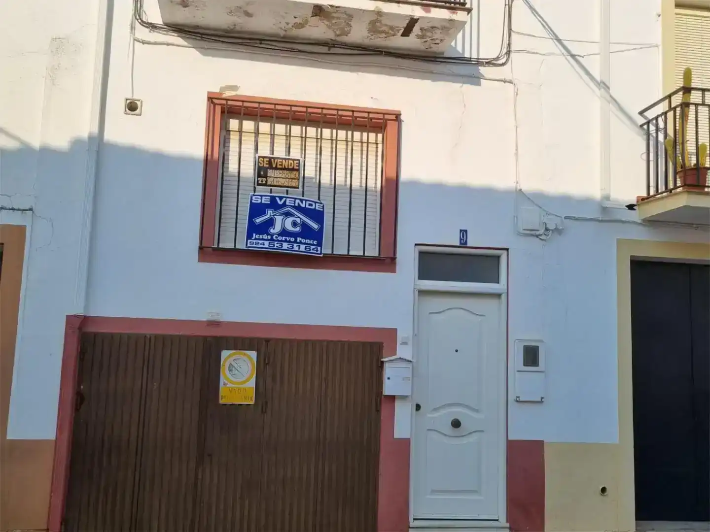Vista exterior de Dúplex en venda en Hornachos amb Aire condicionat