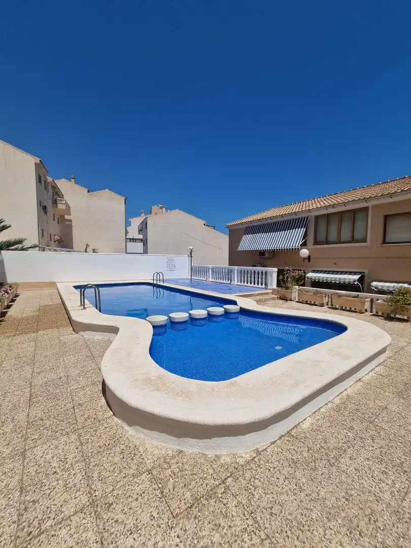 Schwimmbecken von Wohnungen zur Miete in El Campello mit Klimaanlage, Terrasse und Möbliert
