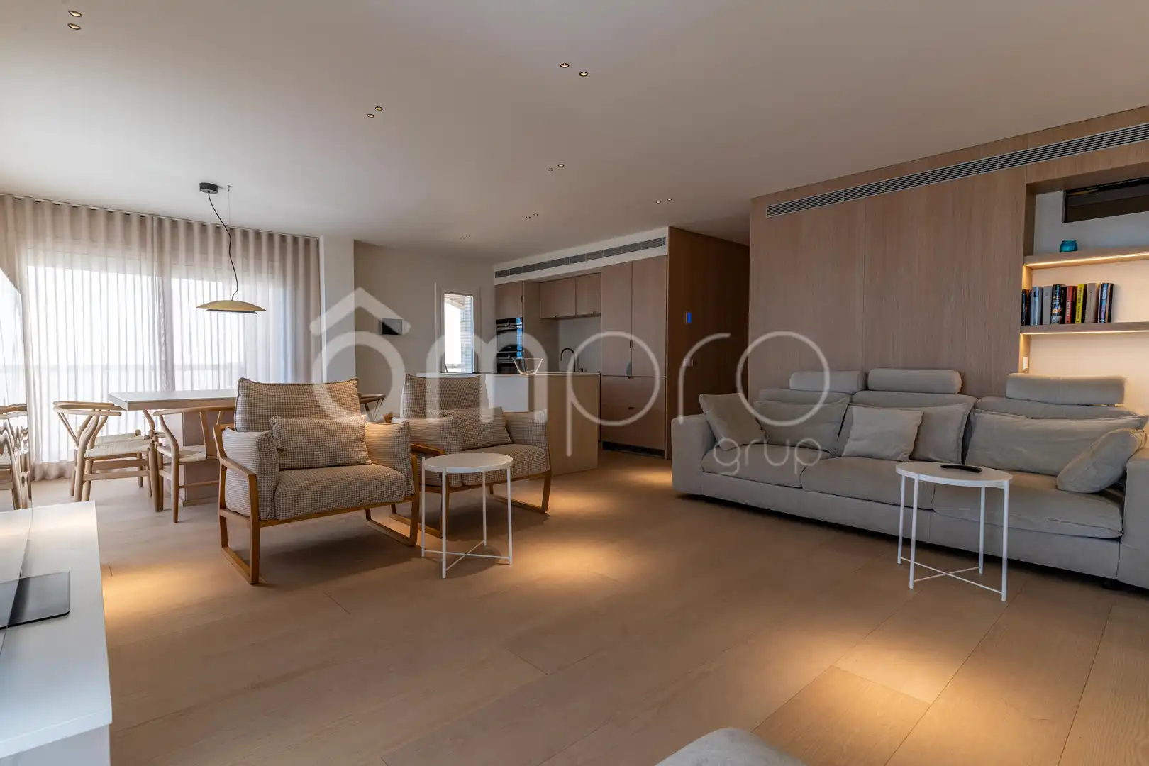 Wohnzimmer von Wohnung zum Verkauf in Salou mit Klimaanlage, Heizung und Terrasse