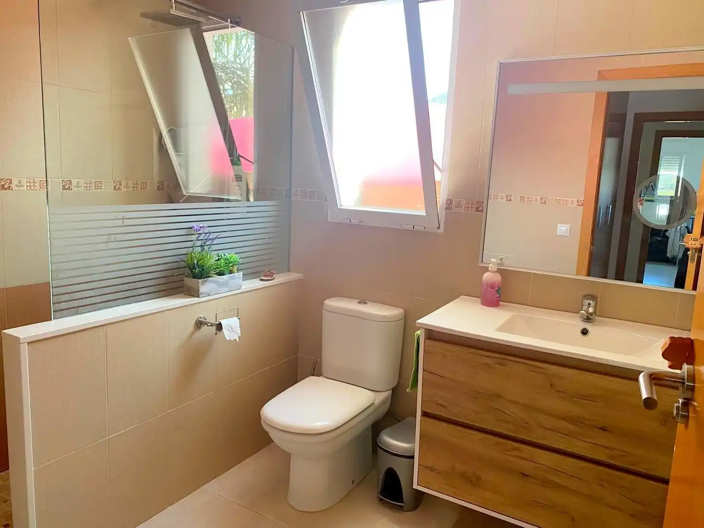 Baño de Casa adosada en venta en Vallada con Aire acondicionado, Jardín privado y Terraza