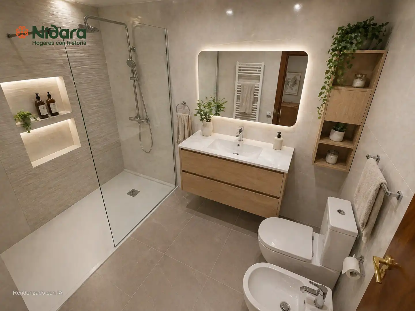 Bathroom of Flat for sale in Mollet del Vallès  with Air Conditioner, Heating and Parquet flooring