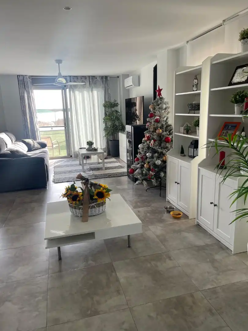 Sala de estar de Casa o chalet de alquiler con opción a compra en Burriana / Borriana con Aire acondicionado, Jardín privado y Piscina