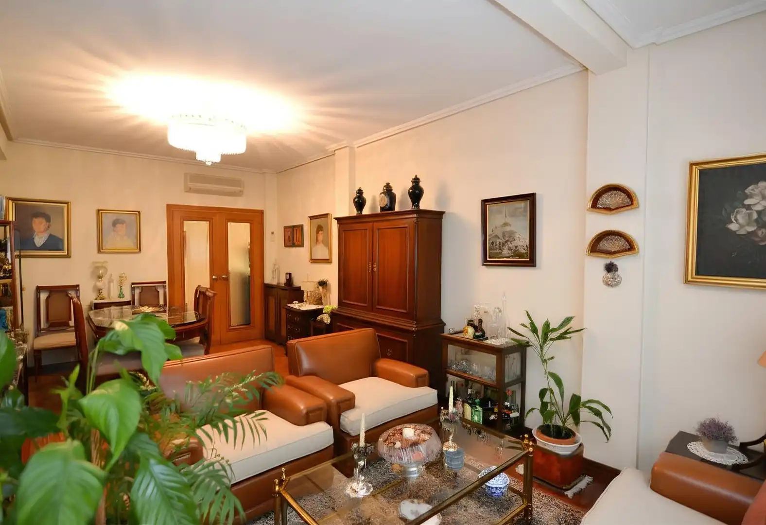 Wohnzimmer von Wohnung zum Verkauf in Madrid mit Heizung und Parkett