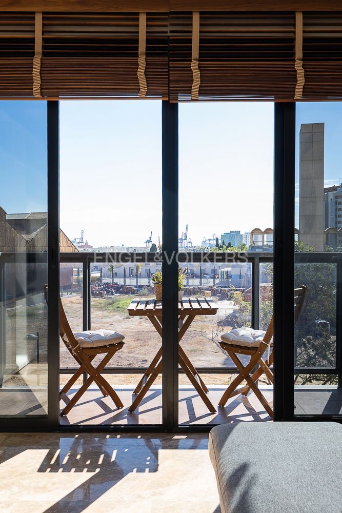 Terrace of Apartment for sale in  Valencia Capital  with Air Conditioner, Heating and Private garden