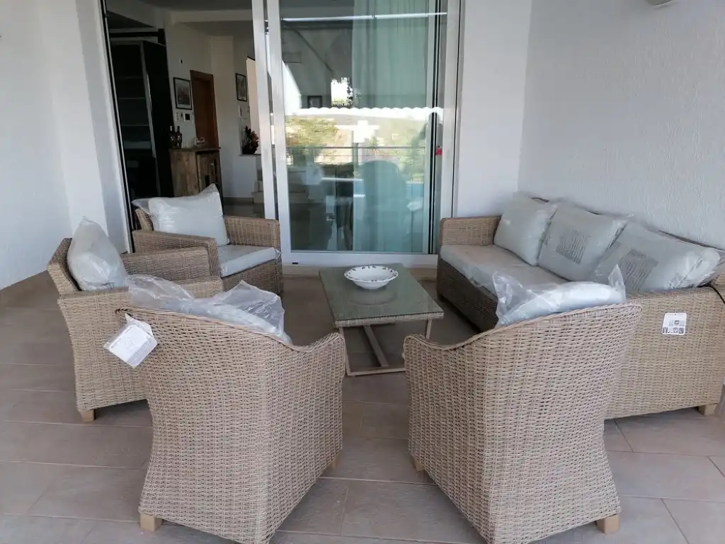 Terrassa de Casa o xalet de lloguer en Calvià amb Aire condicionat, Jardí privat i Terrassa
