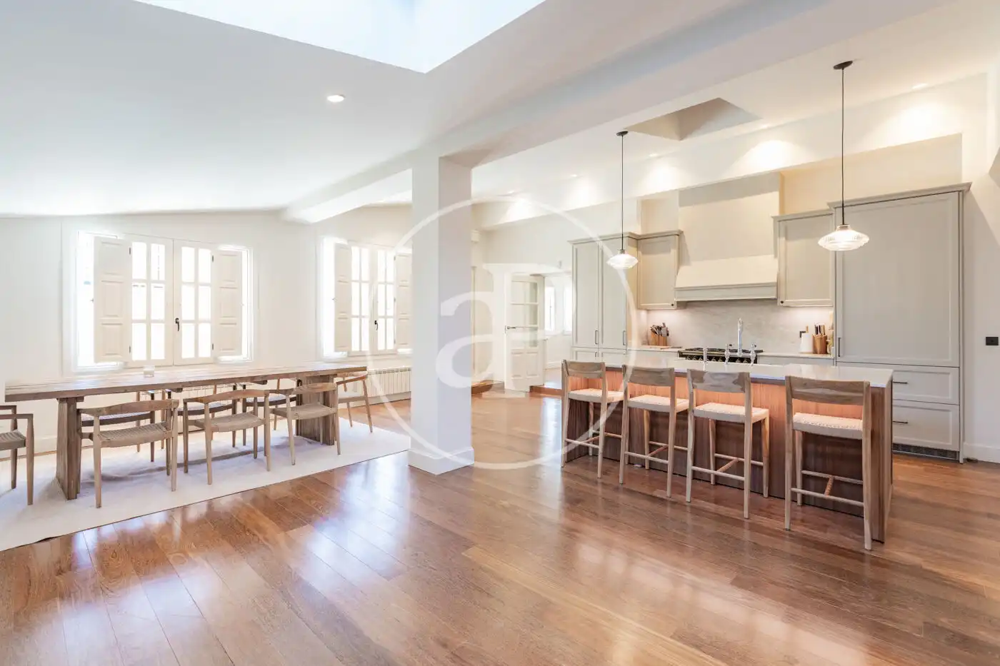 Kitchen of Houses for rent in Madrid  with Air Conditioner, Heating and Private garden