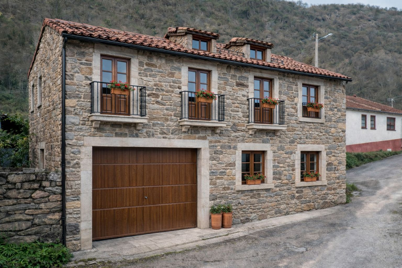 Außenansicht von Einfamilien-Reihenhaus zum Verkauf in Vilardevós