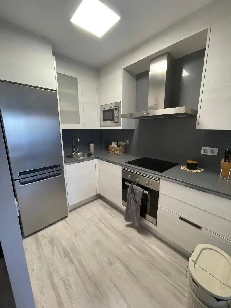 Cuina de Apartament de lloguer en Fraga amb Aire condicionat, Calefacció i Parquet