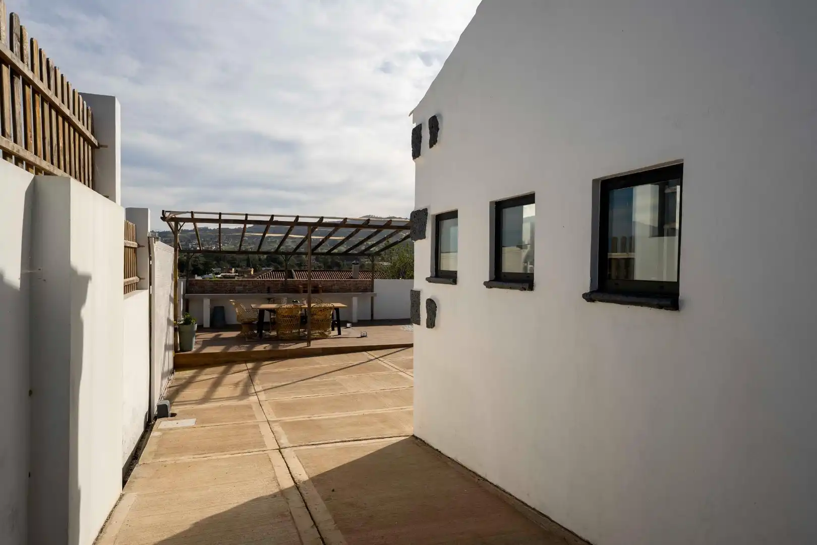Vista exterior de Casa o chalet en venta en San Cristóbal de la Laguna con Jardín privado, Parquet y Terraza