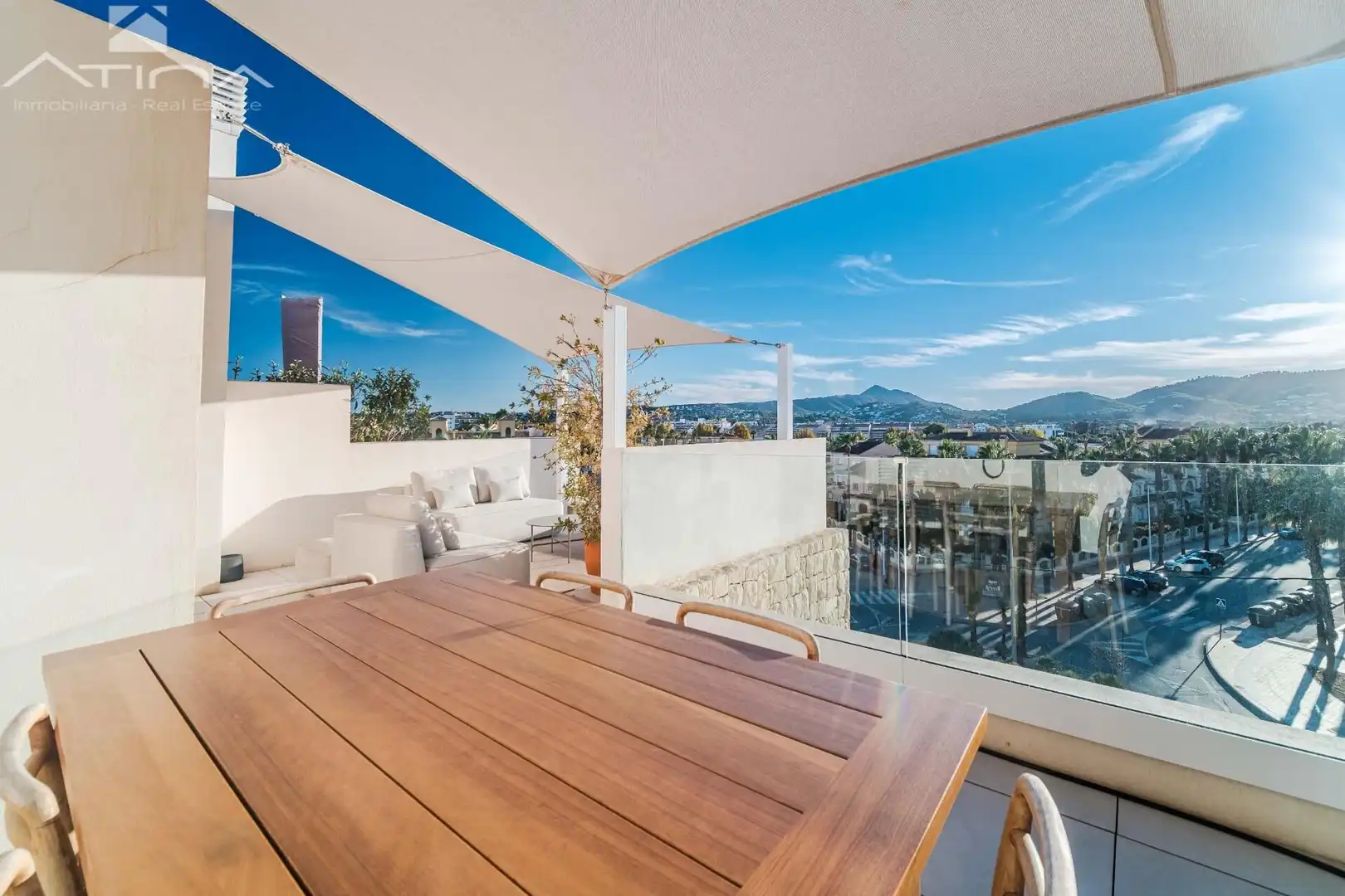Terraza de Ático en venta en Jávea / Xàbia con Aire acondicionado, Calefacción y Jardín privado