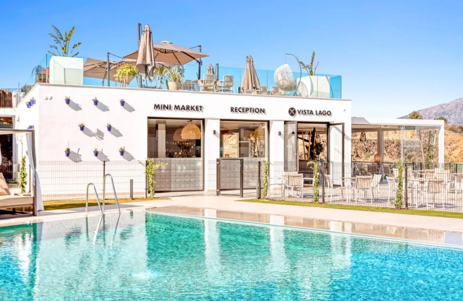 Piscina de Apartamento en venta en Mijas con Aire acondicionado, Terraza y Trastero