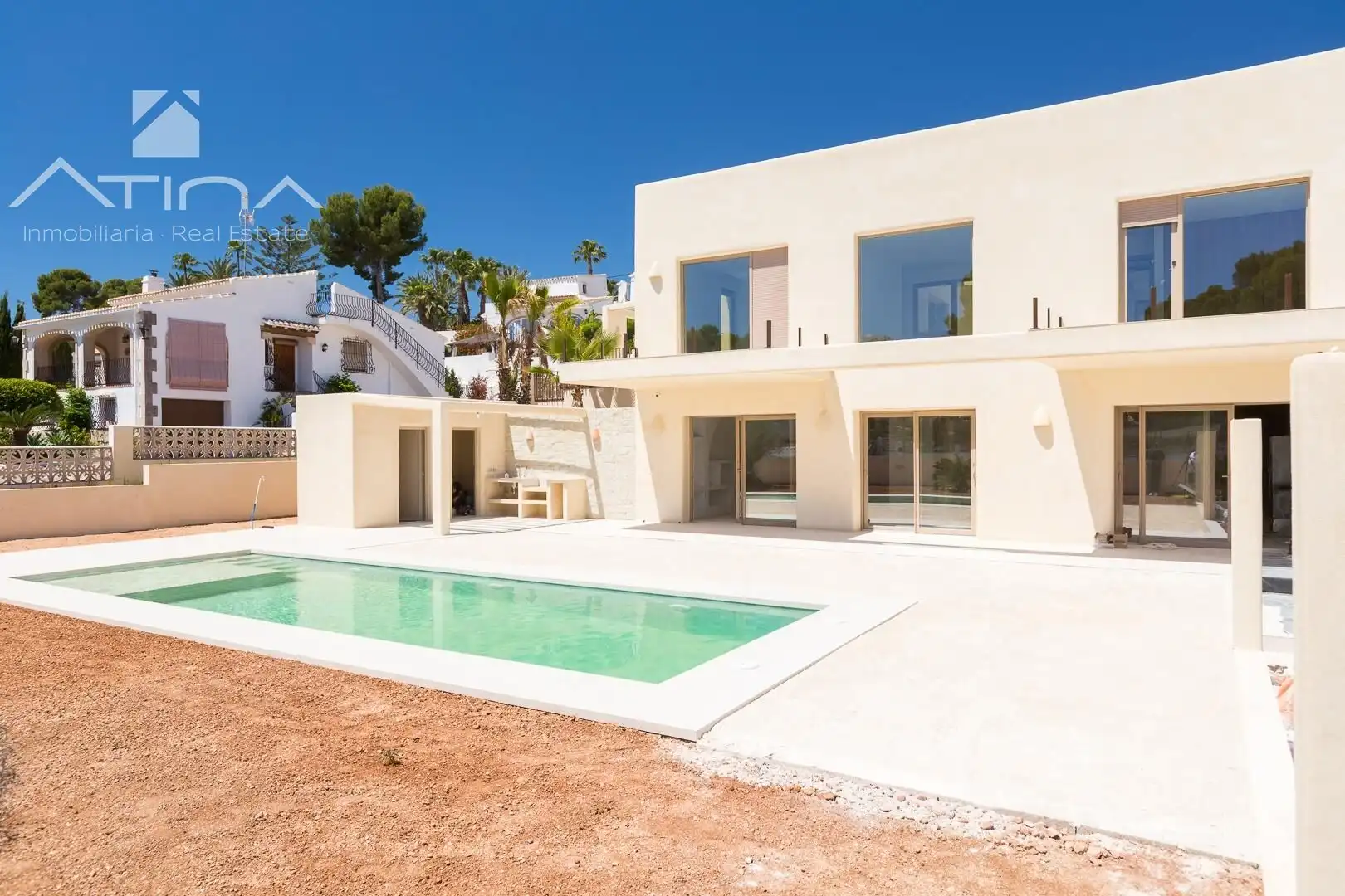 Außenansicht von Haus oder Chalet zum Verkauf in Jávea / Xàbia mit Klimaanlage, Heizung und Privatgarten