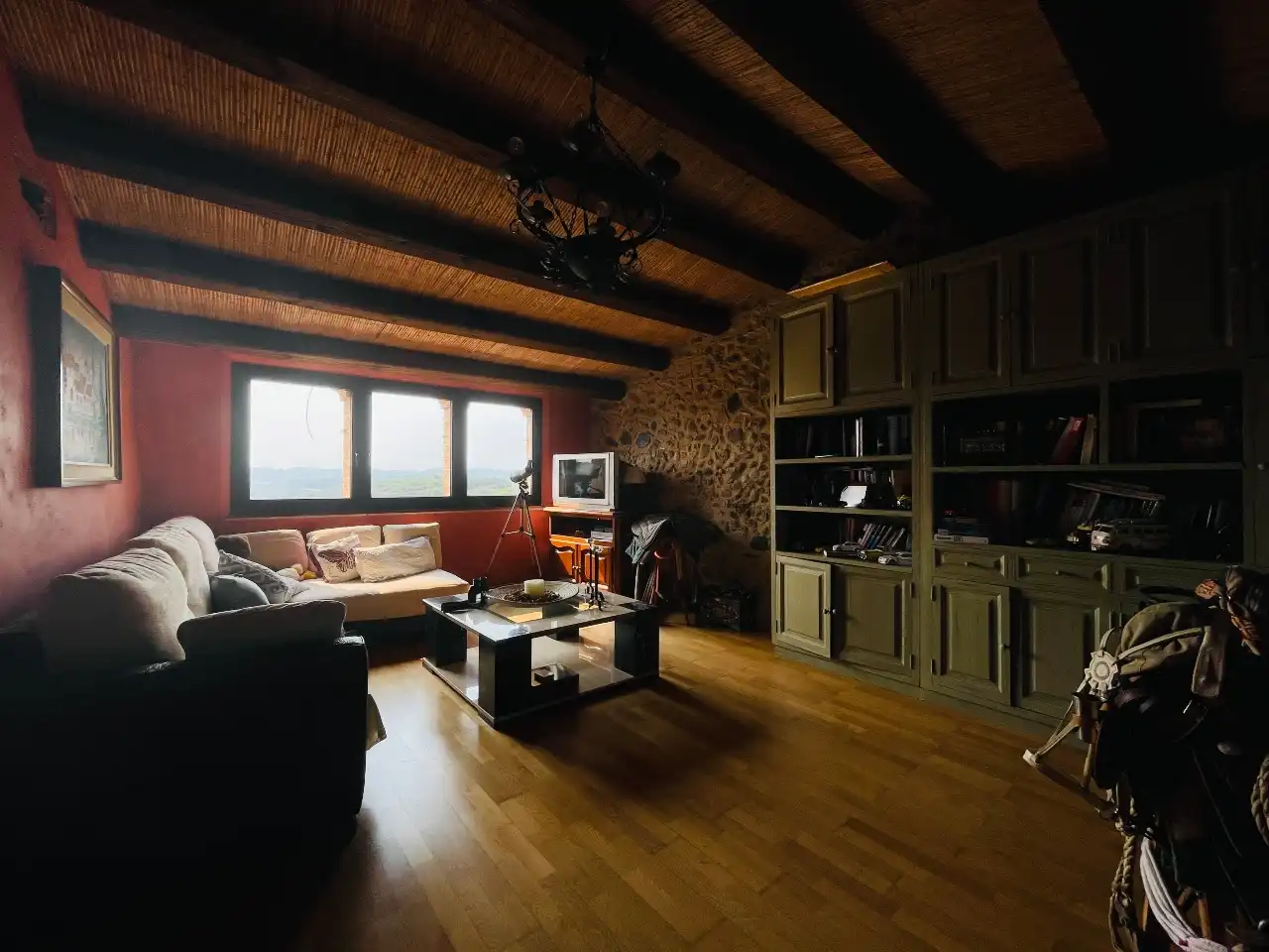 Sala d'estar de Finca rústica en venda en Cruïlles, Monells I Sant Sadurní de L'Heura amb Aire condicionat, Calefacció i Jardí privat