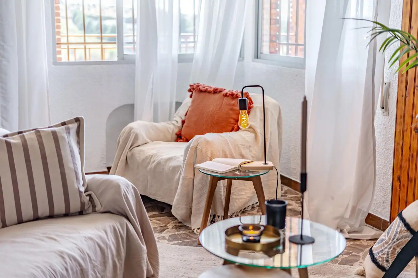 Sala de estar de Casa o chalet en venta en Mesegar de Tajo con Piscina y Amueblado