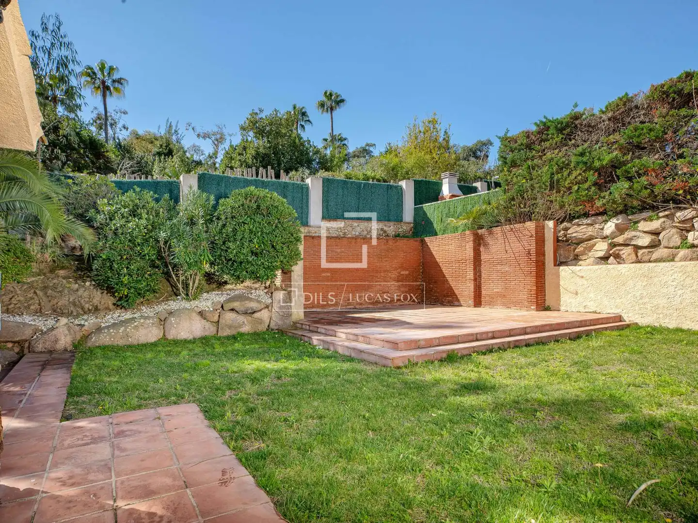 Jardín de Casa o chalet en venta en Blanes con Aire acondicionado, Calefacción y Jardín privado