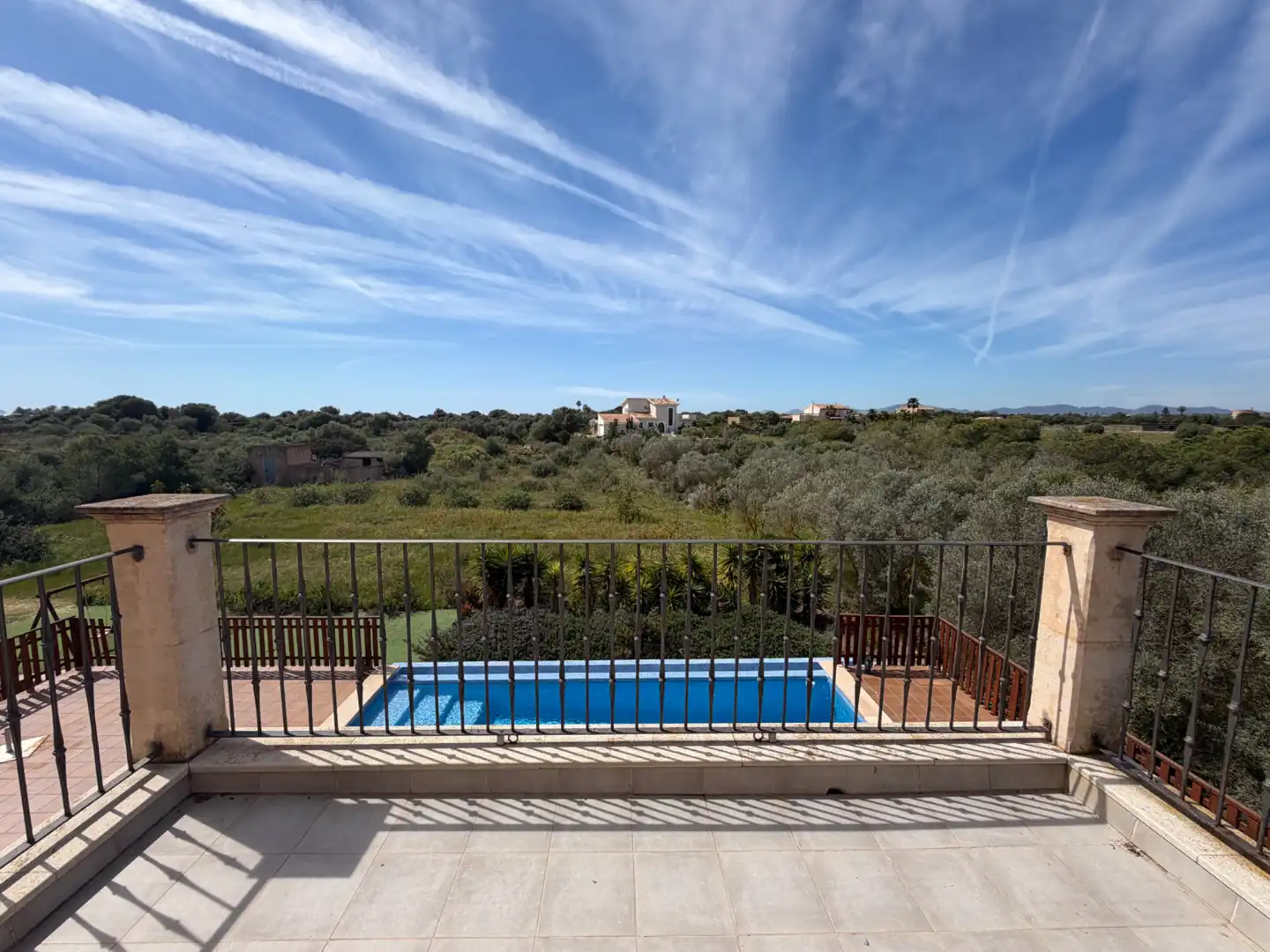 Piscina de Finca rústica de alquiler en Manacor con Aire acondicionado, Calefacción y Jardín privado