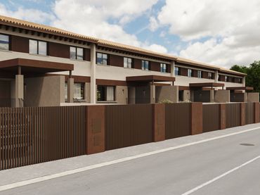 Casa a schiera di nuova costruzione con piscina in vendita a Calle Sup PPR-17 Aigues Vives 7A