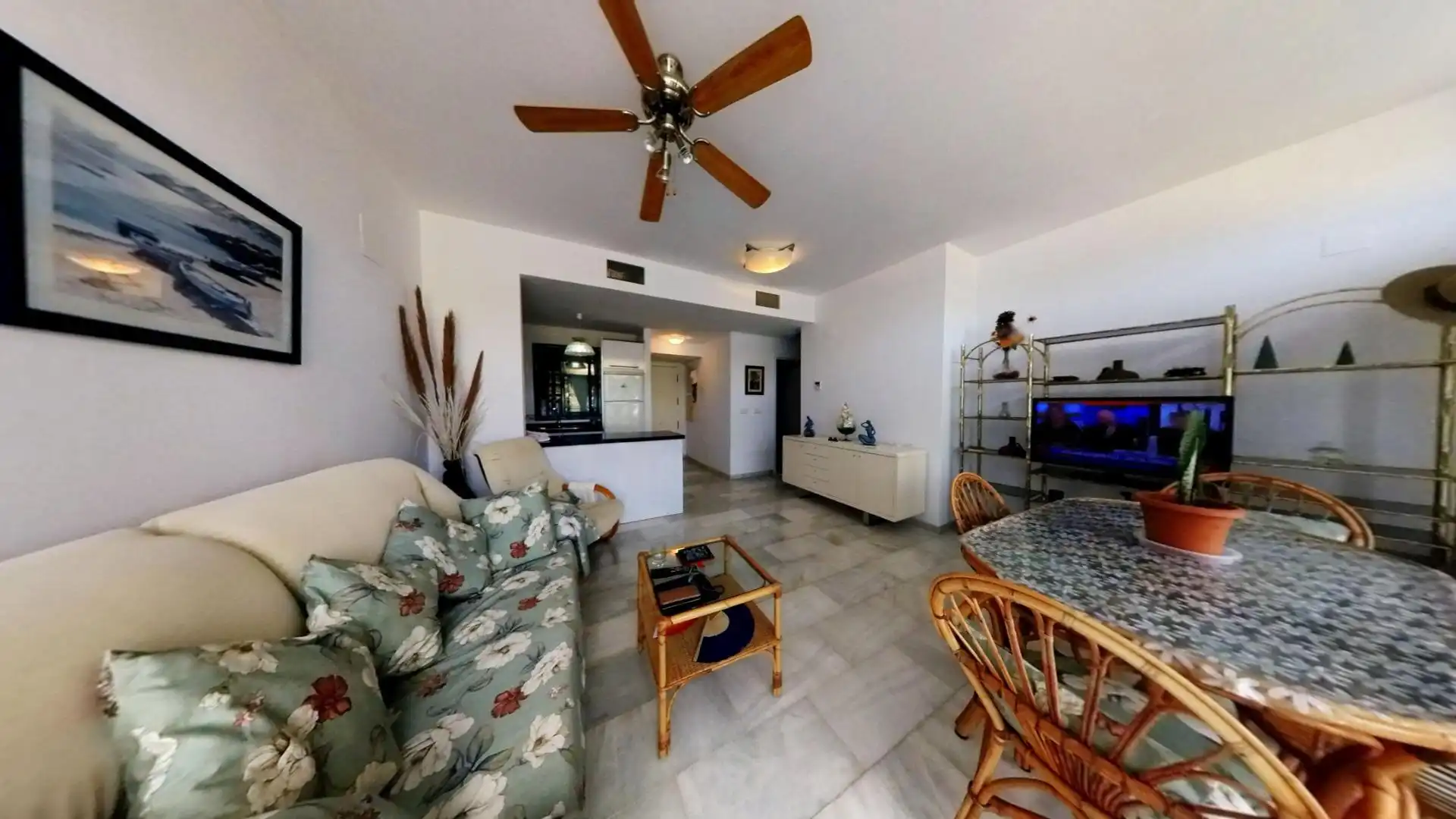 Sala d'estar de Apartament en venda en Gualchos amb Aire condicionat, Calefacció i Terrassa