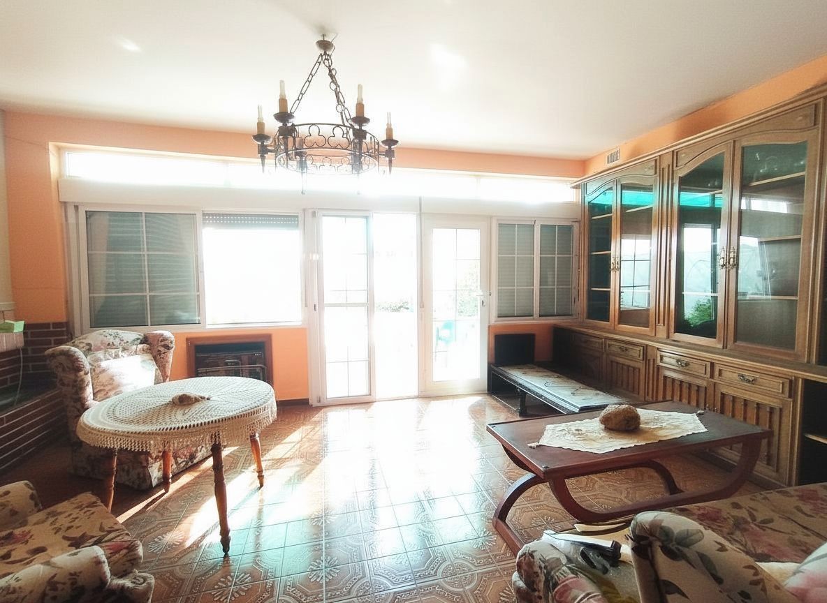 Living room of House or chalet for sale in Guareña  with Air Conditioner, Terrace and Furnished