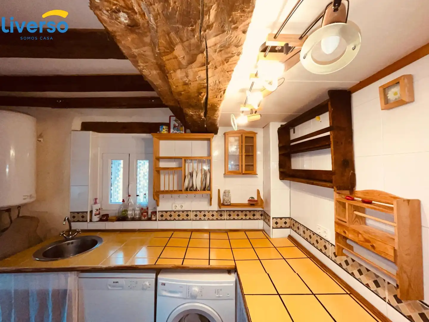 Kitchen of Houses for sale in Revillarruz  with Heating, Terrace and Furnished