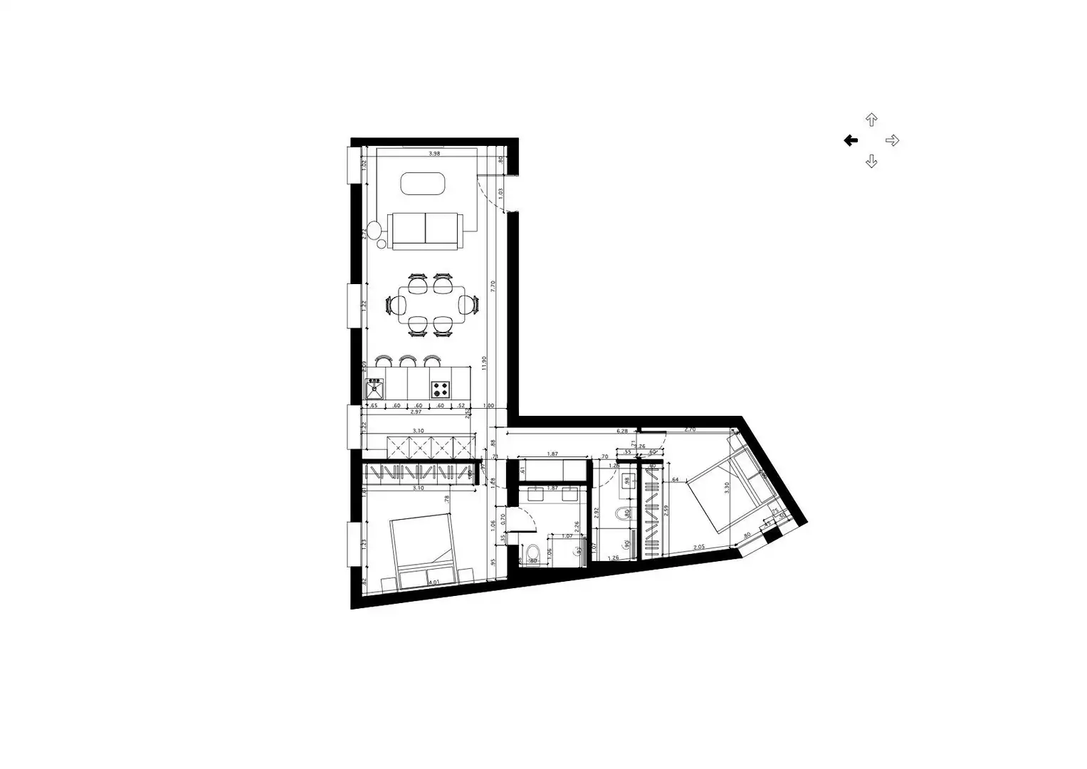 Apartamento de alquiler en Madrid con Aire acondicionado, Calefacción y Amueblado