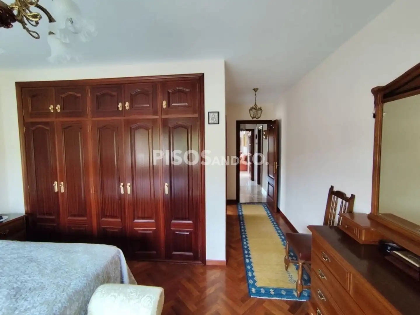 Bedroom of Houses for sale in A Coruña Capital   with Heating, Terrace and Furnished
