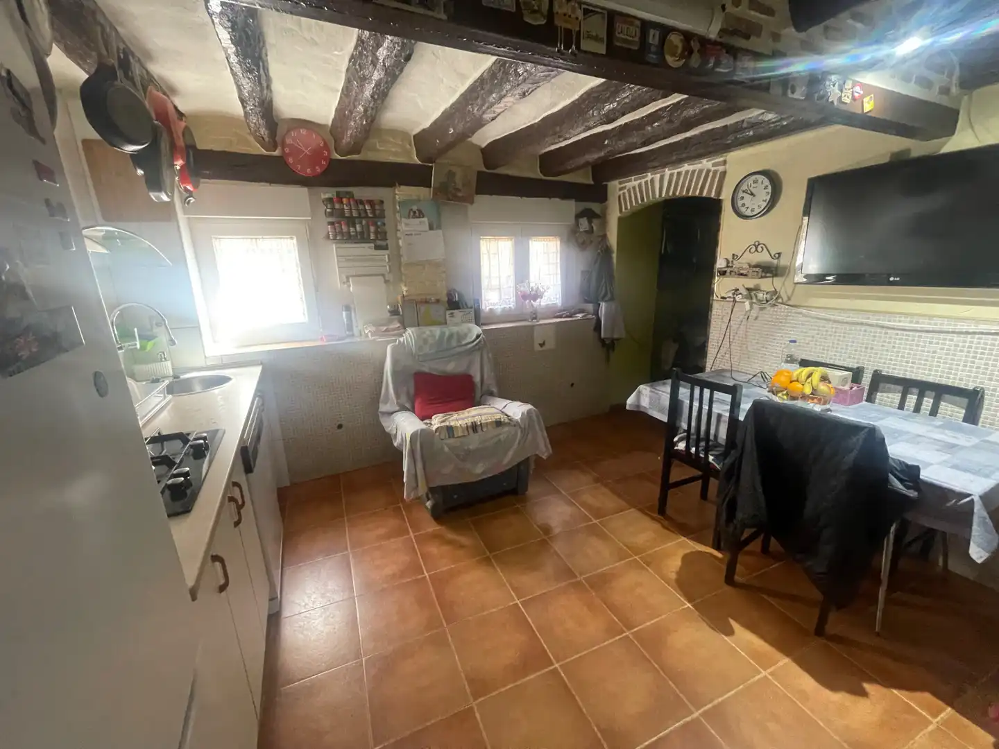 Cocina de Casa adosada en venta en Calahorra con Aire acondicionado, Calefacción y Terraza