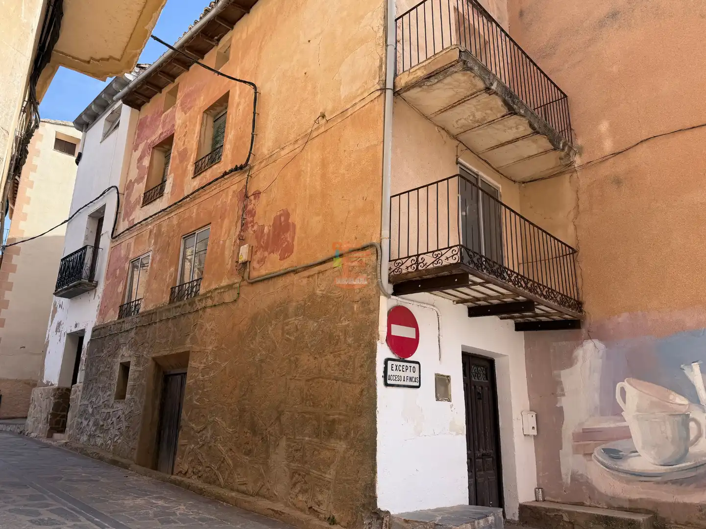 Vista exterior de Casa adosada en venta en Ariza con Terraza, Amueblado y TV