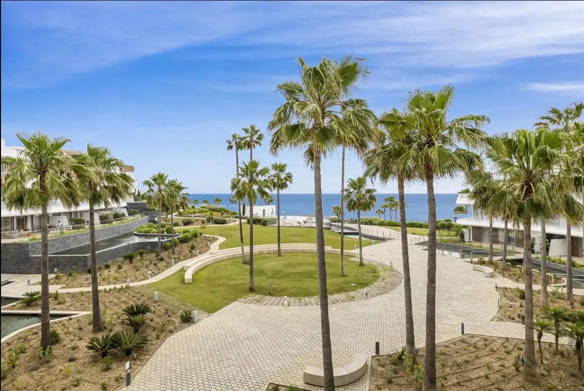 Terrassa de Apartament en venda en Estepona amb Aire condicionat, Calefacció i Jardí privat