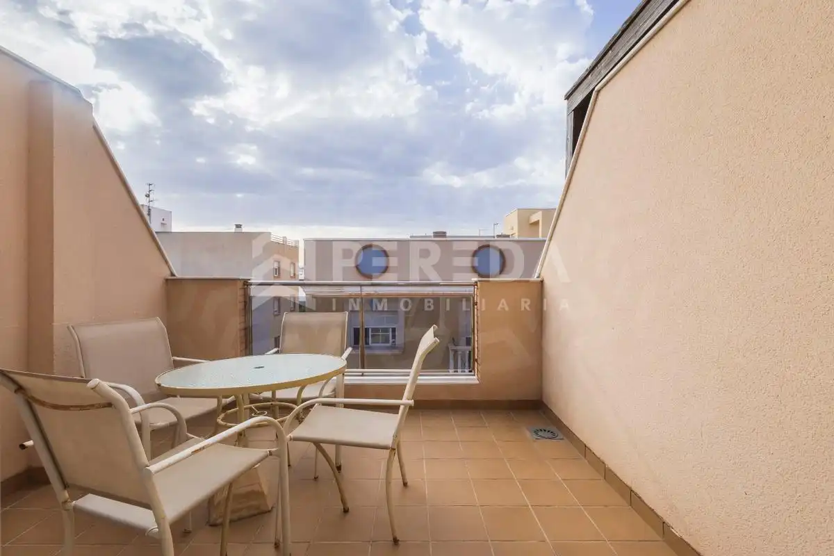 Terrace of Attic for sale in Roquetas de Mar  with Air Conditioner and Terrace