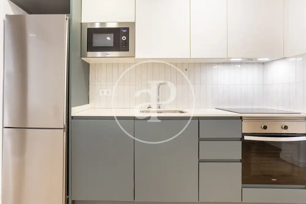 Küche von Wohnung zur Miete in Valencia mit Klimaanlage, Heizung und Terrasse
