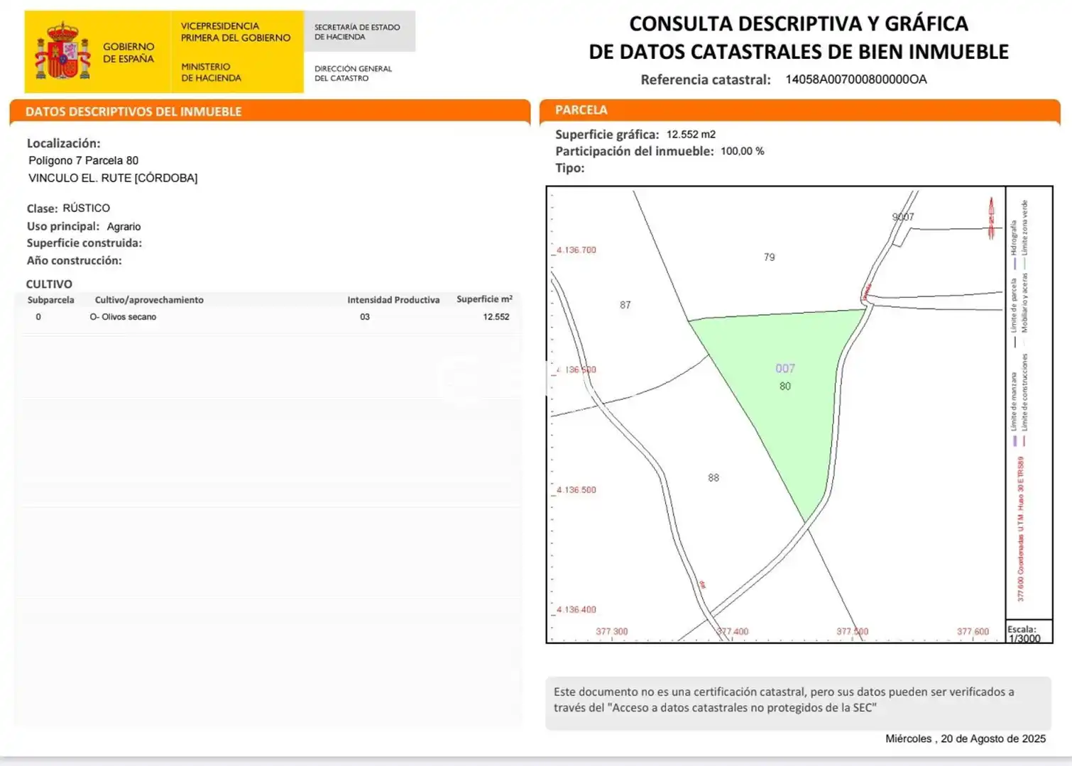 Rustikales Grundstück zum Verkauf in Carretera de Lucena a loja A-331, imagen 12