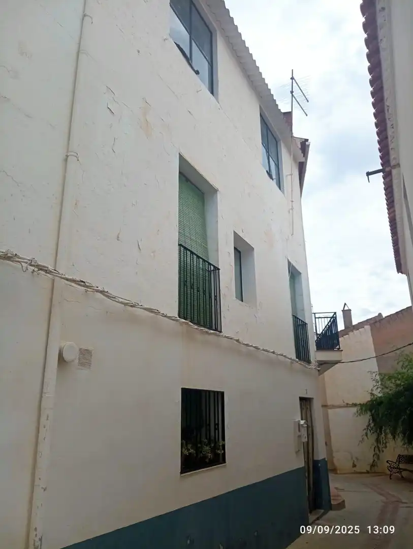 Vista exterior de Casa adosada en venta en Albuñuelas con Terraza