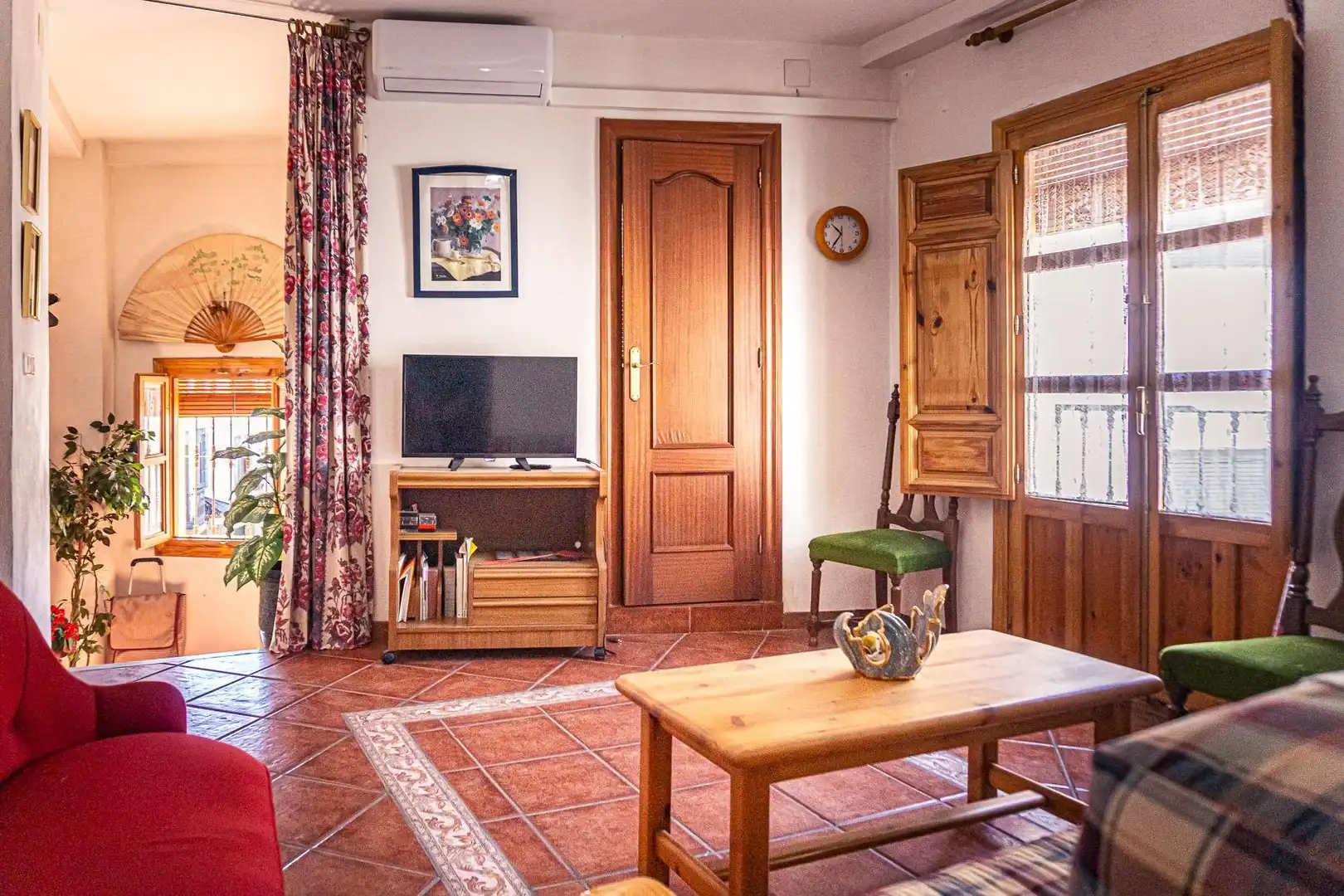 Sala de estar de Casa o chalet en venta en Frailes con Aire acondicionado, Amueblado y Balcón