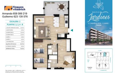 Flat for sale in Fraga  with Air Conditioner, Heating and Terrace
