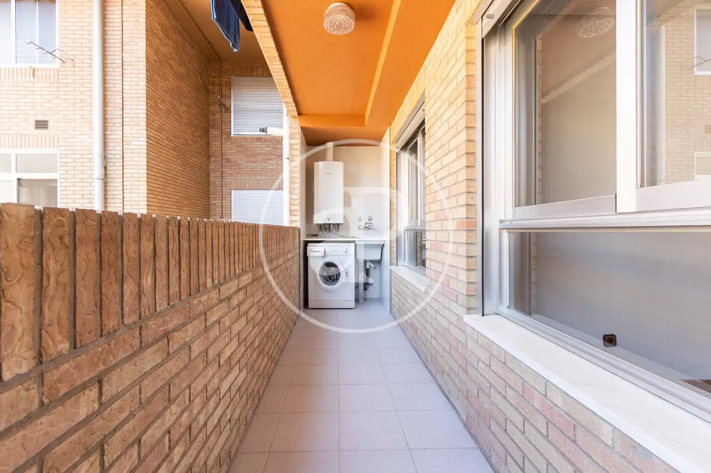 Balcony of Flat for rent in Valencia  with Air Conditioner, Heating and Furnished