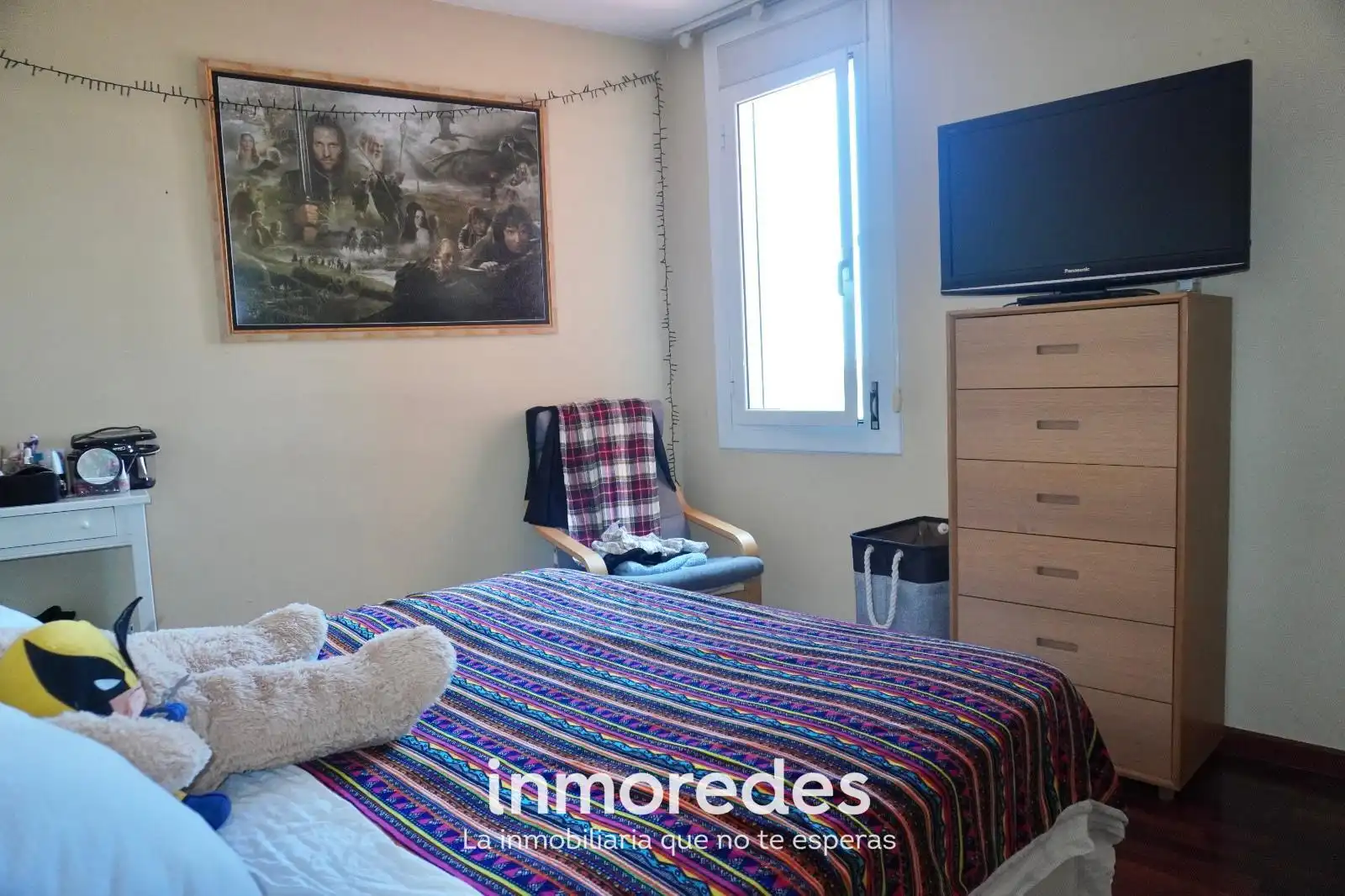 Schlafzimmer von Wohnung zum Verkauf in Barcelona mit Möbliert