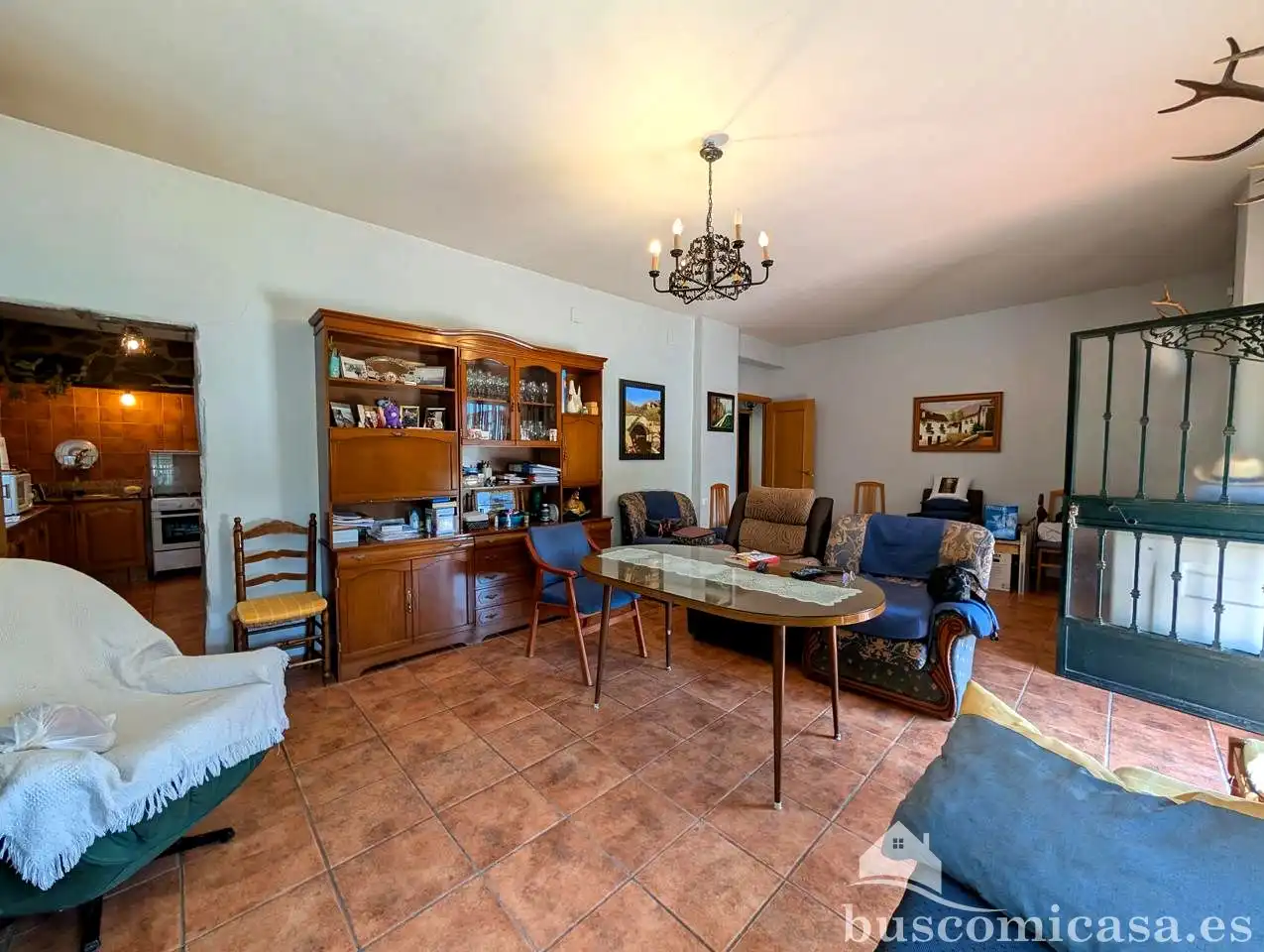 Sala d'estar de Finca rústica en venda en Linares amb Aire condicionat, Jardí privat i Terrassa