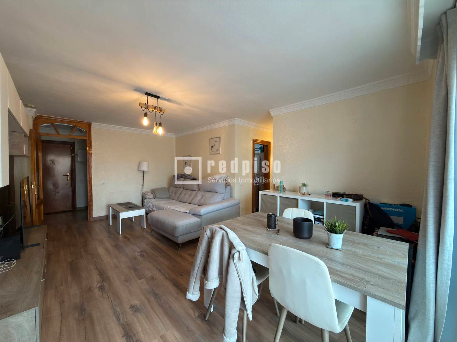 Living room of Flat for sale in Málaga Capital  with Air Conditioner, Heating and Parquet flooring