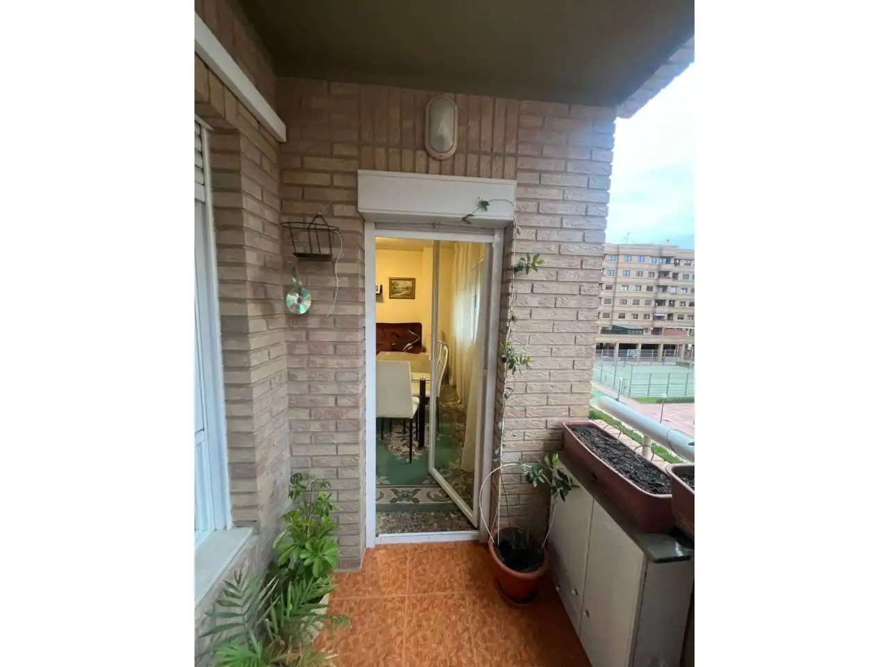 Terrasse von Wohnung zum Verkauf in Castellón de la Plana / Castelló de la Plana mit Klimaanlage, Abstellraum und Möbliert