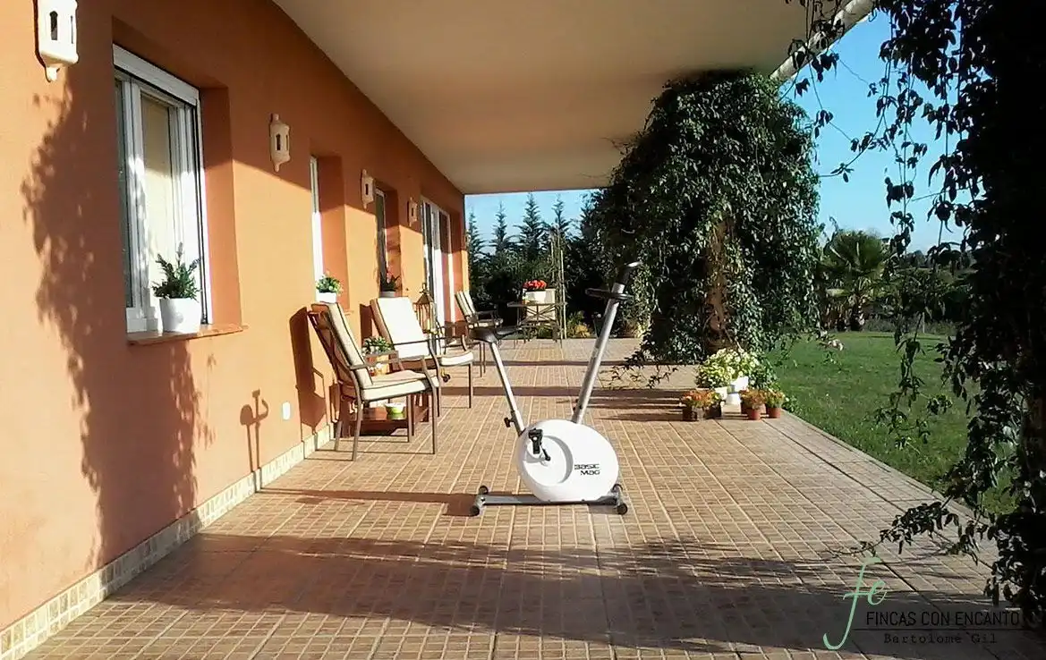 Terrace of Country homes for sale in Cartaya  with Air Conditioner, Private garden and Terrace