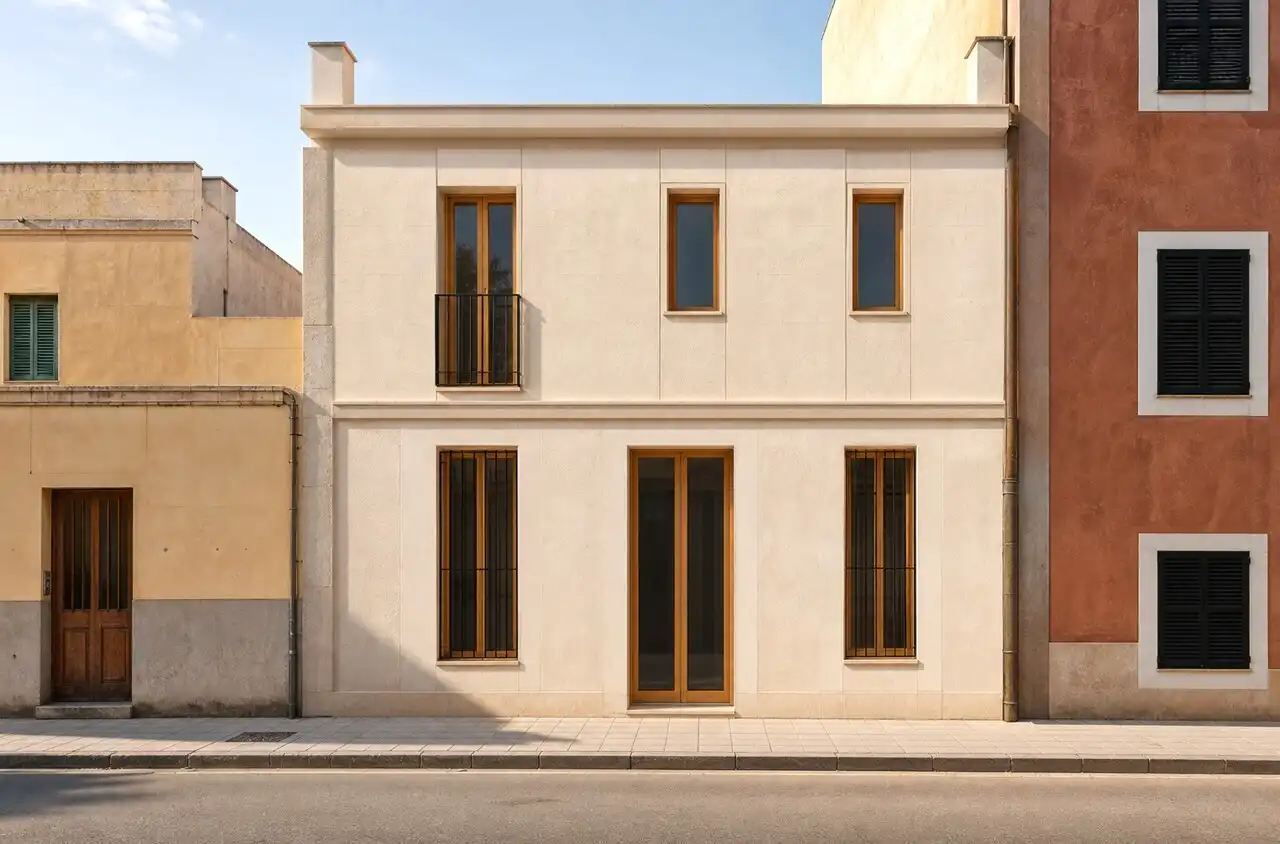 Außenansicht von Haus oder Chalet zum Verkauf in  Palma de Mallorca mit Privatgarten, Terrasse und Balkon