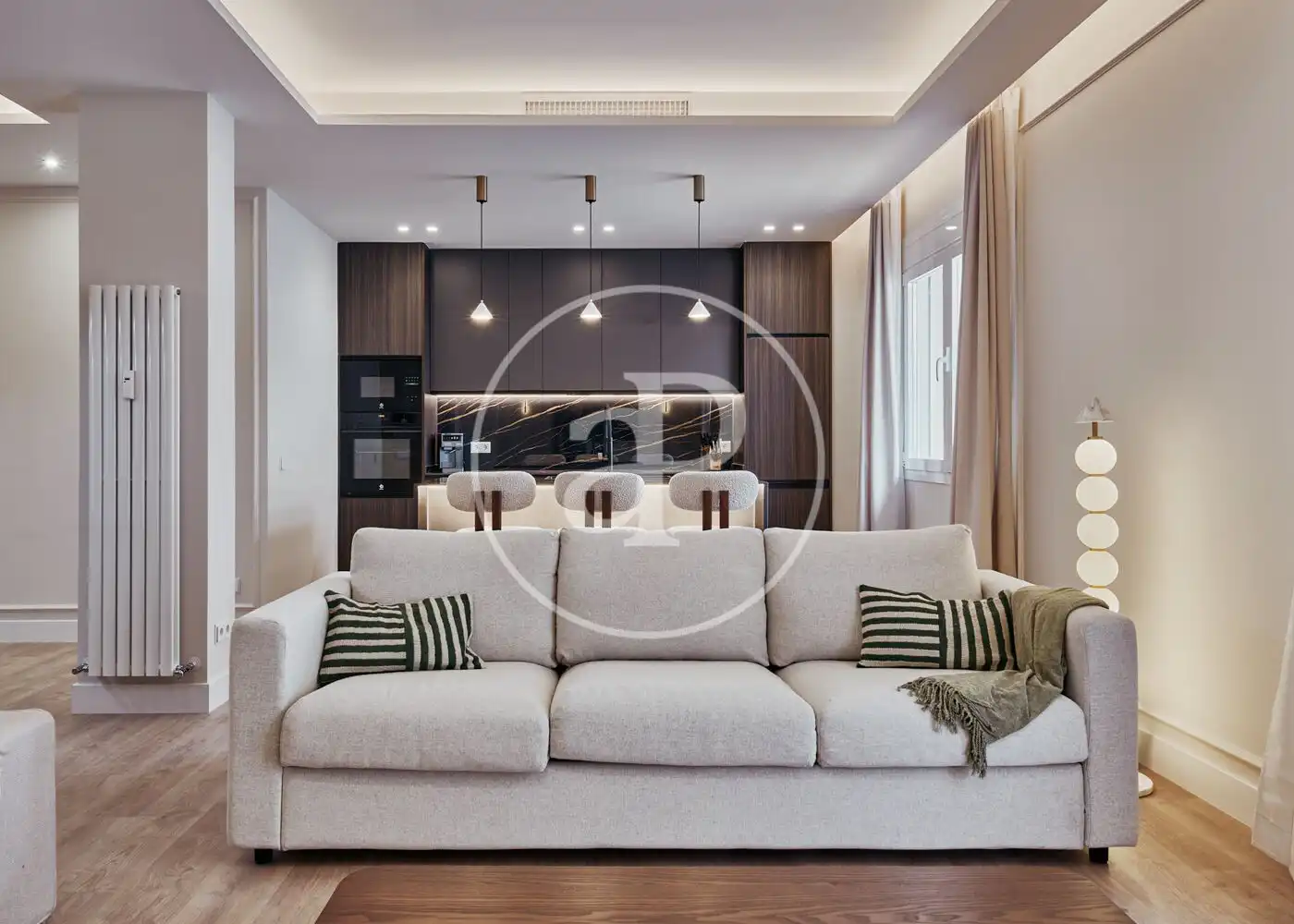 Wohnzimmer von Wohnung zum Verkauf in  Madrid Capital mit Klimaanlage, Heizung und Möbliert