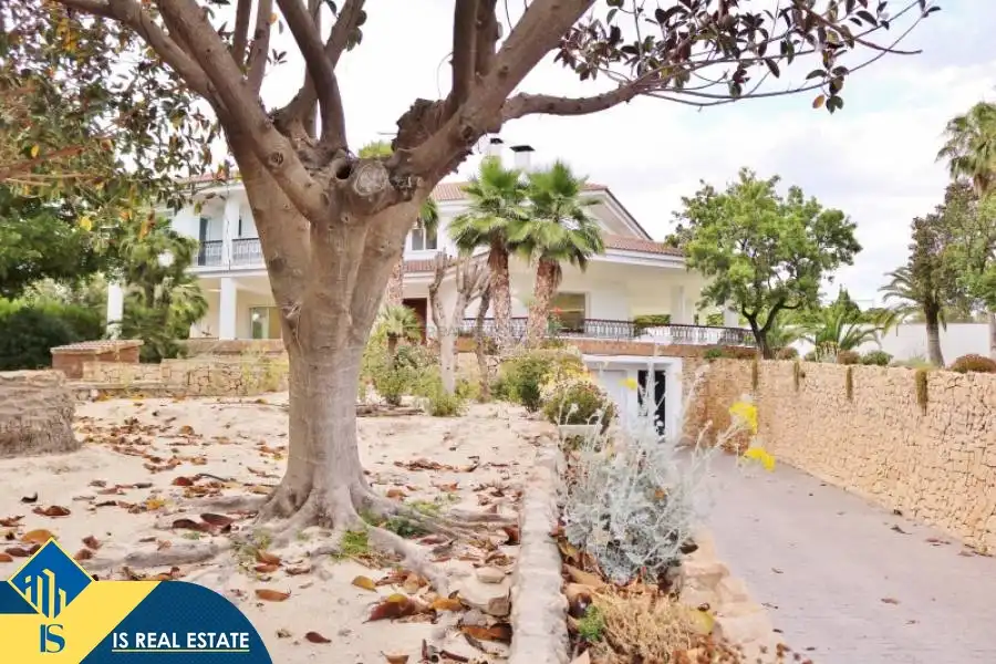 Vista exterior de Casa o xalet en venda en Alicante / Alacant amb Terrassa, Moblat i Piscina comunitària