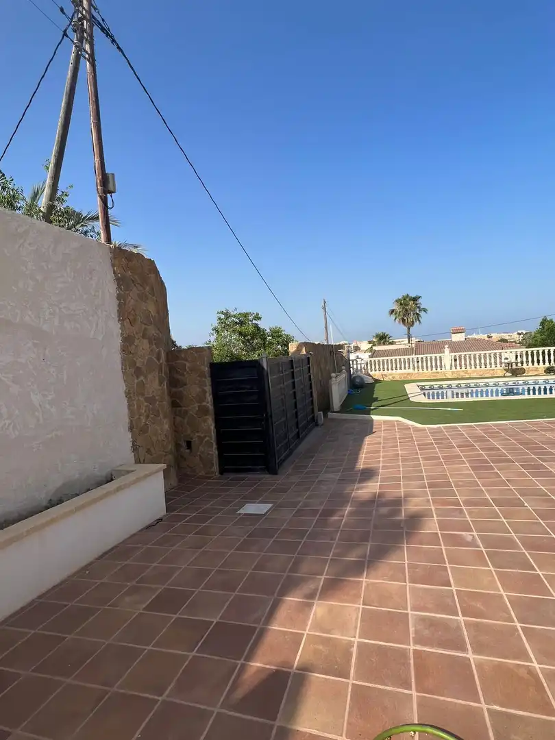 Terraza de Casa o chalet en venta en Mutxamel con Aire acondicionado, Calefacción y Jardín privado