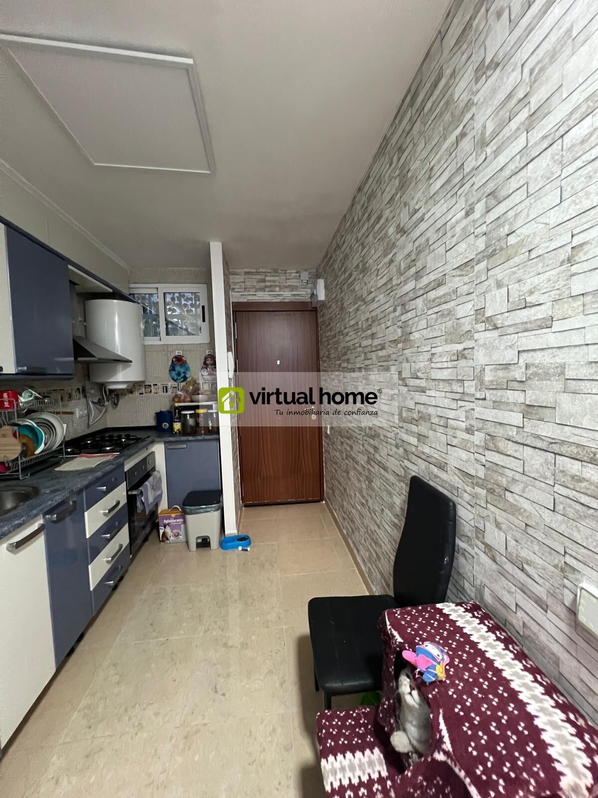 Kitchen of Apartment for sale in Benidorm  with Air Conditioner and Community pool
